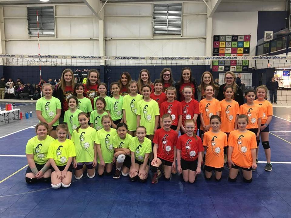 3rd and 4th grade volleyball camp at Elite Sports