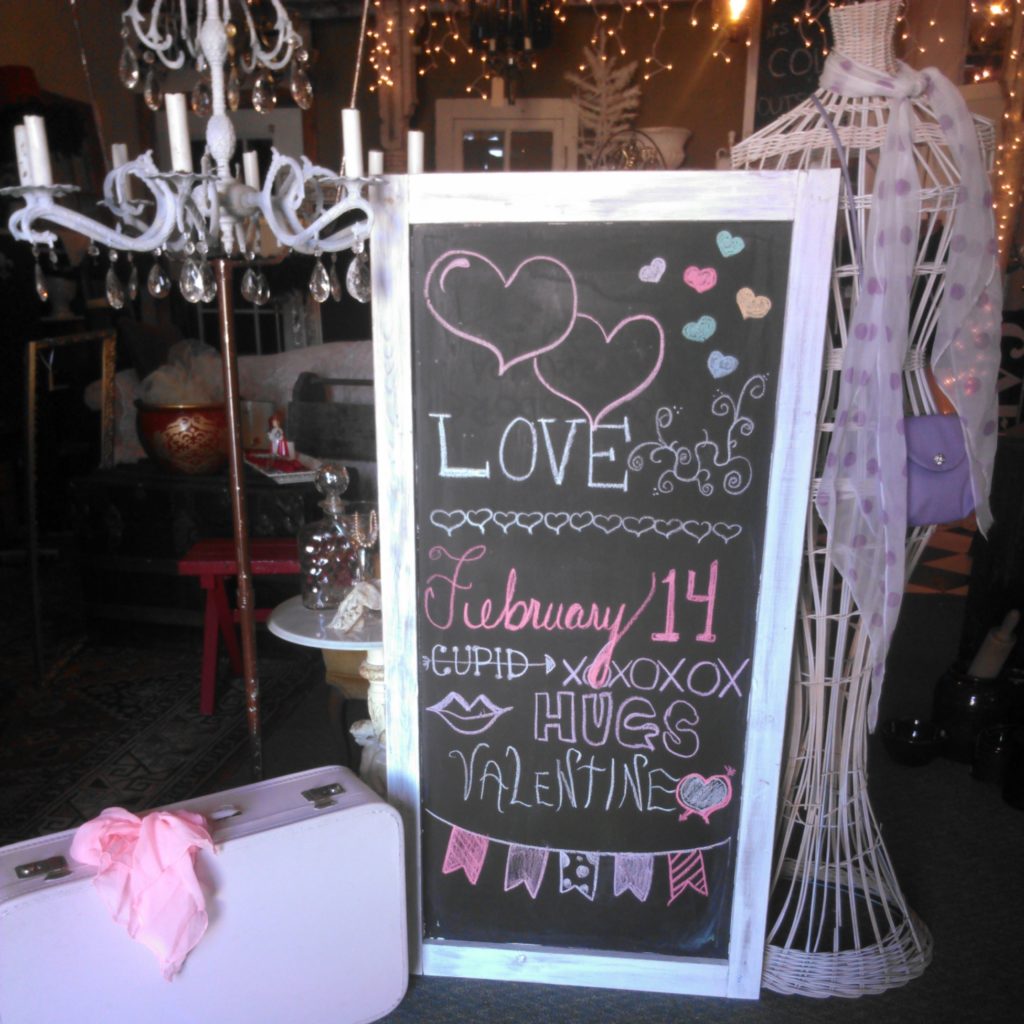 Love is all around at Faded Velvet
