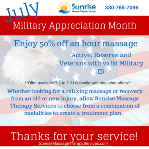 July 2014 special offer- military