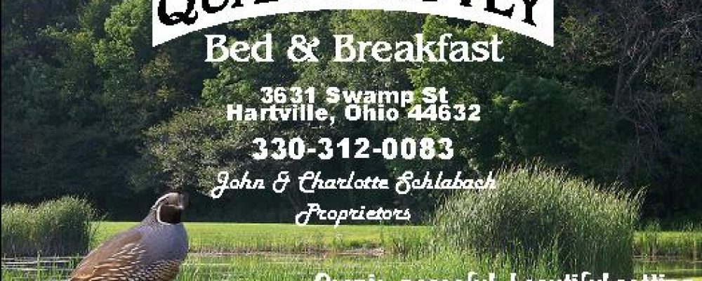 Spring is Coming to Quail’s Covey Bed & Breakfast
