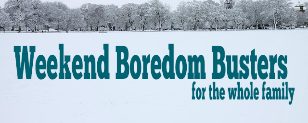 Boredom Busters for the Whole Family this Weekend
